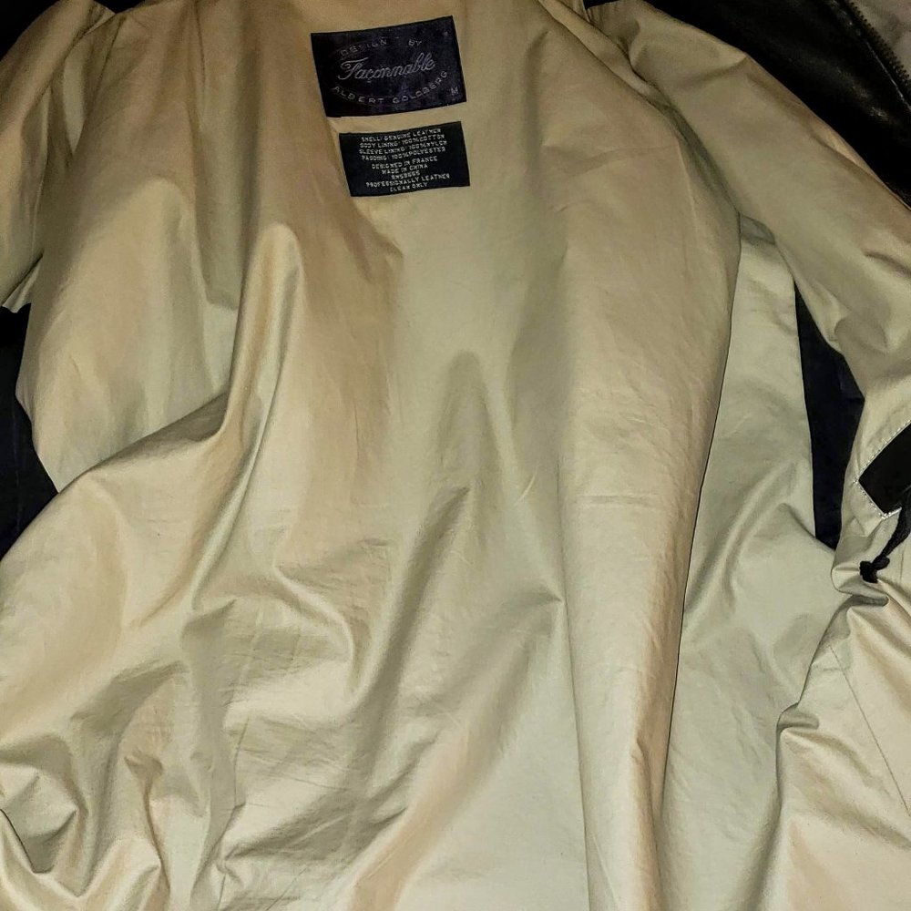 Faconnable Men's Leather Jacket
